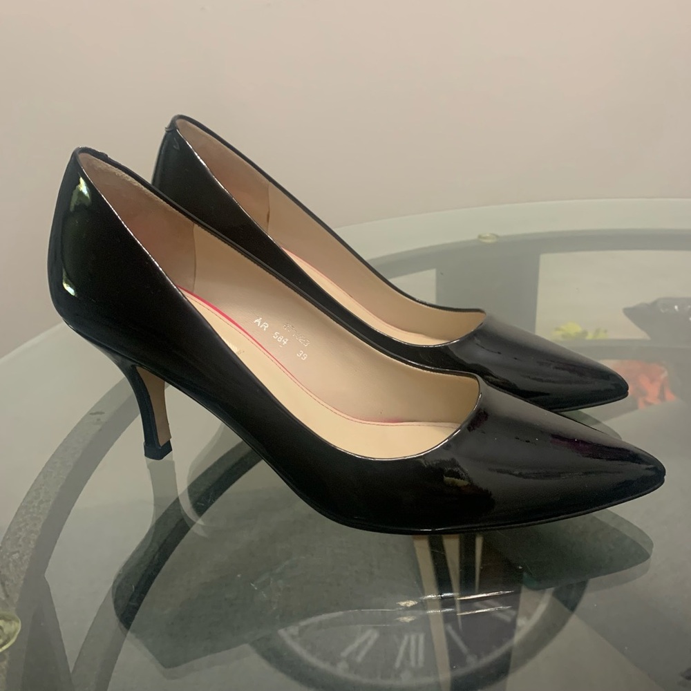 Boden Black Patent leather Heels